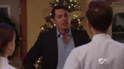 You're working here?
What a... surprise. - A Christmas Recipe for Romance