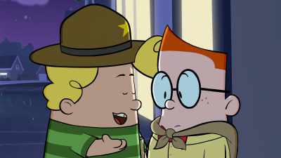 - You're-- You're giving me your cape?
- Sure. - The Spooky Tale of Captain Underpants Hack-a-ween