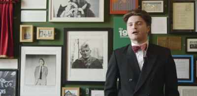 Yours antiquatedly,
Sam Beckett." - Quintessentially Irish