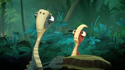 You've been finding everything
but the flower we need. - Gigantosaurus