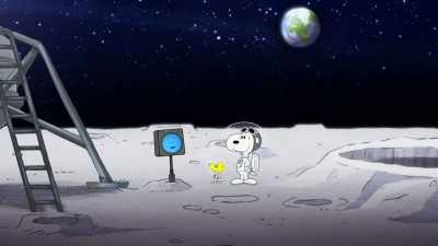 You've gathered valuable data
about several of the moon's craters. - Snoopy in Space