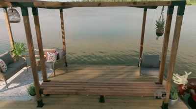 You've got an area to load up
your boat, - Renovation Resort