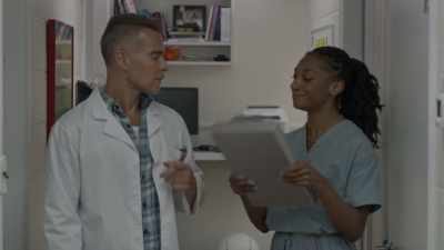 You've got
gastroenteritis in room A, - Frankie Meets Jack