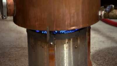You've got high-octane alcohol
sittin' over an open flame - Moonshiners: Master Distiller
