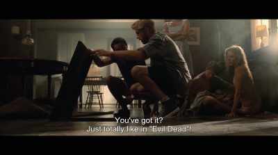 You've got it?
Just totally like in "Evil Dead"! - Lake of Death