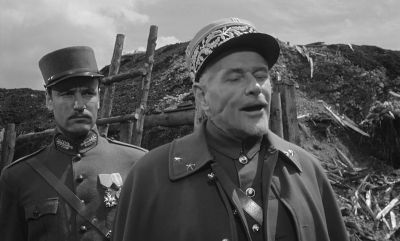 Have you got a wife soldier My wifeMy wife Yes I have a wifeI'm never gonna see her again I'm gonna be killedGet a grip on yourself You're acting like a cowardI am a coward sir Snap out of it soldierSergeant I want you to arrange for the immediate - Paths of Glory