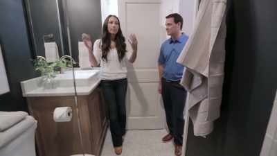 You've got the marble,
white oak, the brass, - Fixer Upper: Behind the Design