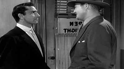 You've made a mistake, Sam.
- You made the mistake. Got a cigarette? - The Blue Gardenia