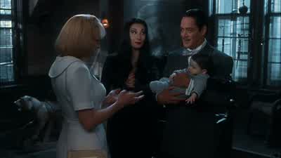 You've had your shotsmeasles mumps rabies - Addams Family Values