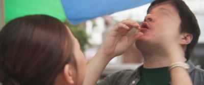 [Ysa laughing]
Is it hot? Sorry! - Higop