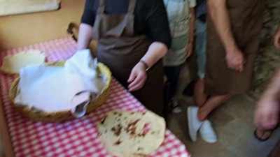 [Zac] And there we have
Sardinian flatbread: - Down to Earth with Zac Efron