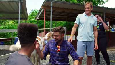 [Zac laughing] - Down to Earth with Zac Efron