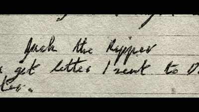 [Zackrisson] I was looking at the letters
and looking at the chart - The Ripper