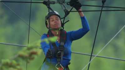 Zalie:
Doing this challenge, - Canada's Ultimate Challenge
