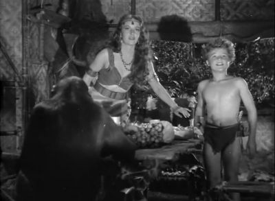 Zandra cooked dinner for you - Tarzan Triumphs