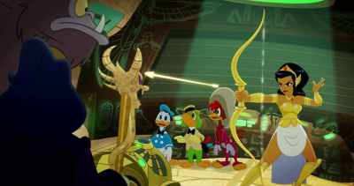 -(zapping)
-(clanking) - Legend of the Three Caballeros