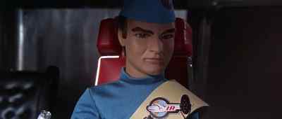 Zero X from Thunderbird 2.
Into escape hatch immediately! - Thunderbirds Are GO
