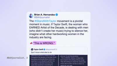[Zing] The IStandWithTaylor
hashtag starts trending, - Taylor Swift vs Scooter Braun: Bad Blood