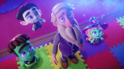 [Zoe] Whoa! I didn't know
my zombie powers could do that. - Super Monsters: The New Class