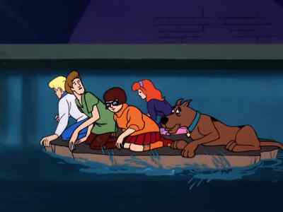 Zoinks! Now that crazy saw is after us! - Scooby-Doo, Where Are You!