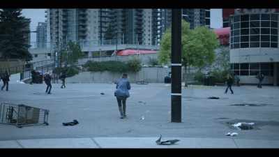 [zombies growling and roaring] - Black Summer