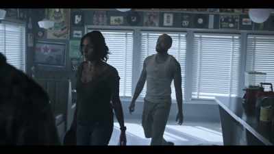 [zombies snarling outside] - Black Summer