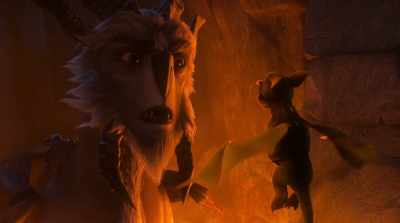 Zong-Shi never averts his gaze from it. - Trollhunters: Rise of the Titans