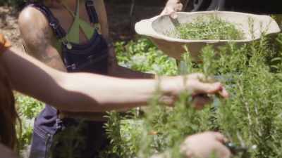 [Zooey] And just like
Chef Tim taught us when
we started this journey, - What Am I Eating? With Zooey Deschanel