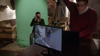 Zoom in, camera one, north gate. - Scorpion