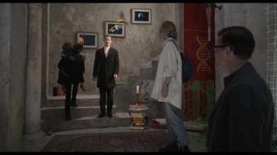 Zoomer, come back upstairs and play. - A Murder at the End of the World