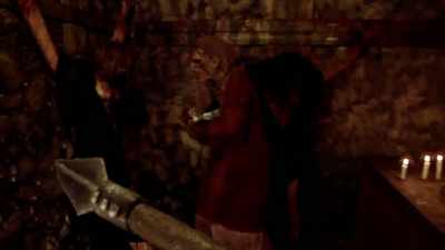 چی گفتی؟
دلت میخواد زنده و مرده‌تو بگام؟ - Hotel Inferno 2: The Cathedral of Pain