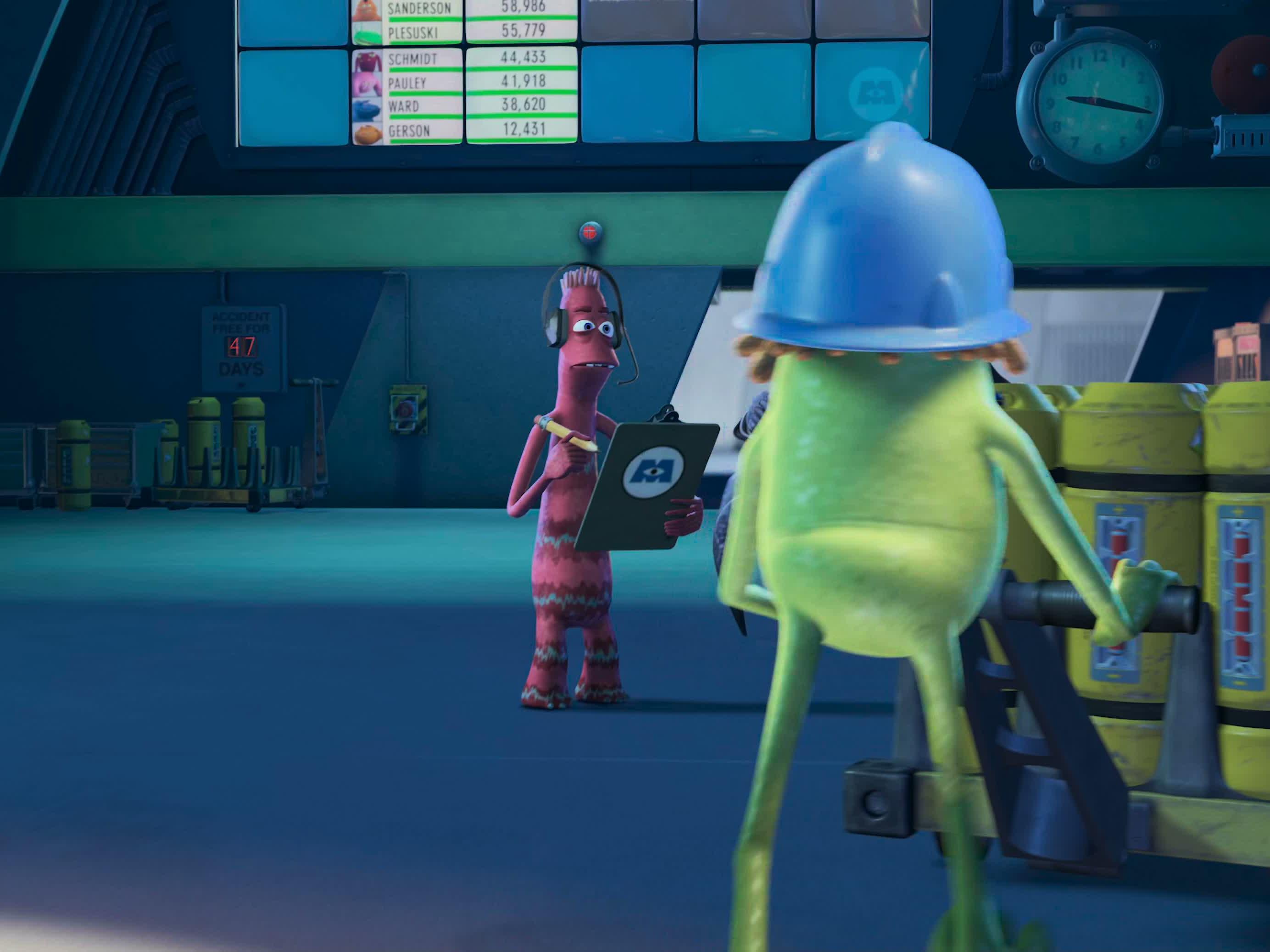 Hmm, first time in a month. - Monsters, Inc | Clip.Cafe