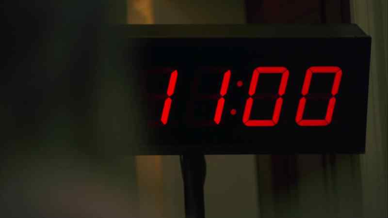 00. One hour to go