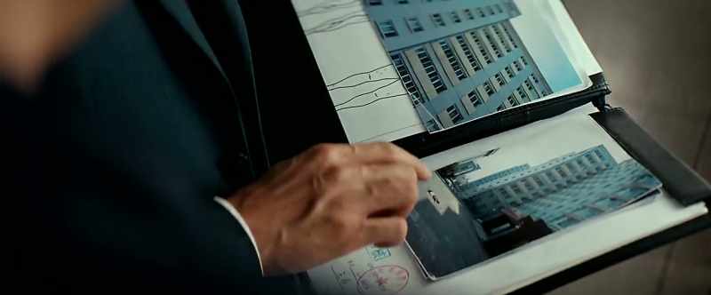 1. Based on the distance from the body to the building