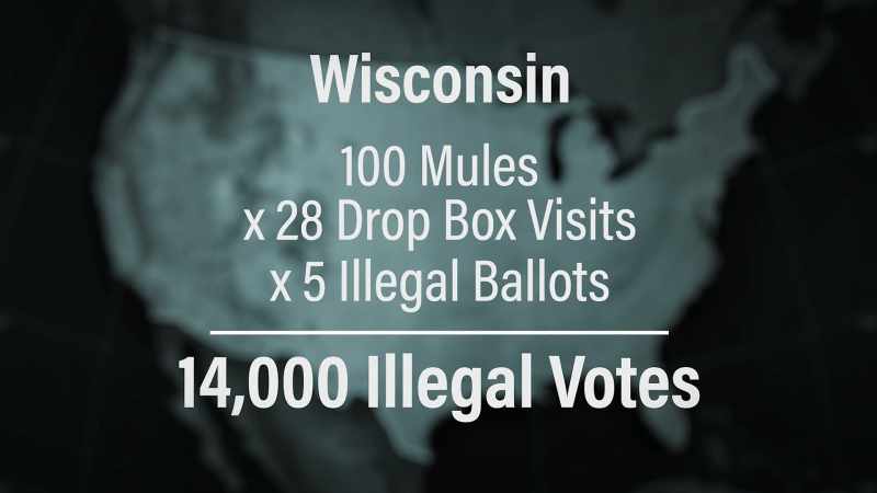 1000 illegally trafficked votes 6000 votes short to give Trump the win. So using only