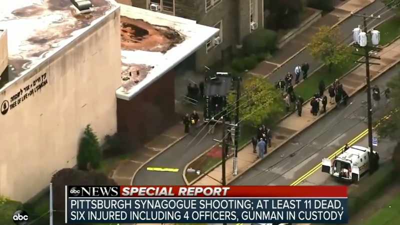 11 people were killed when a gunman opened fire