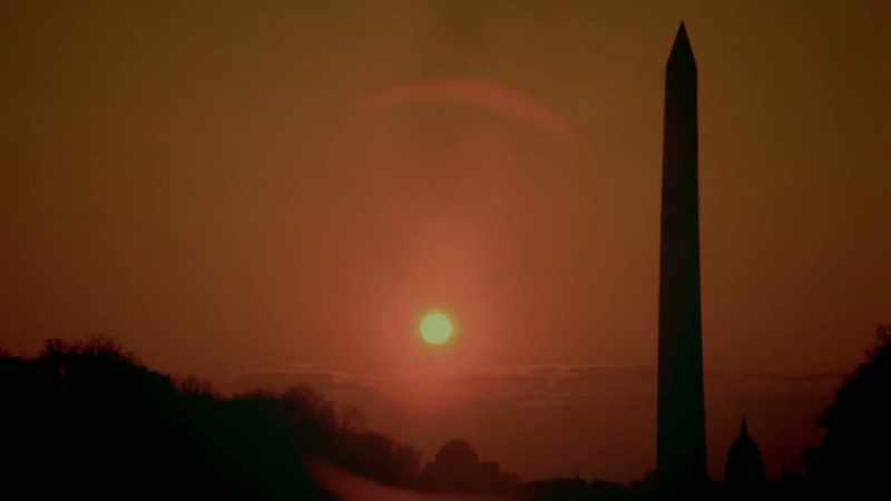 � 15 miles north of Washington's final resting place