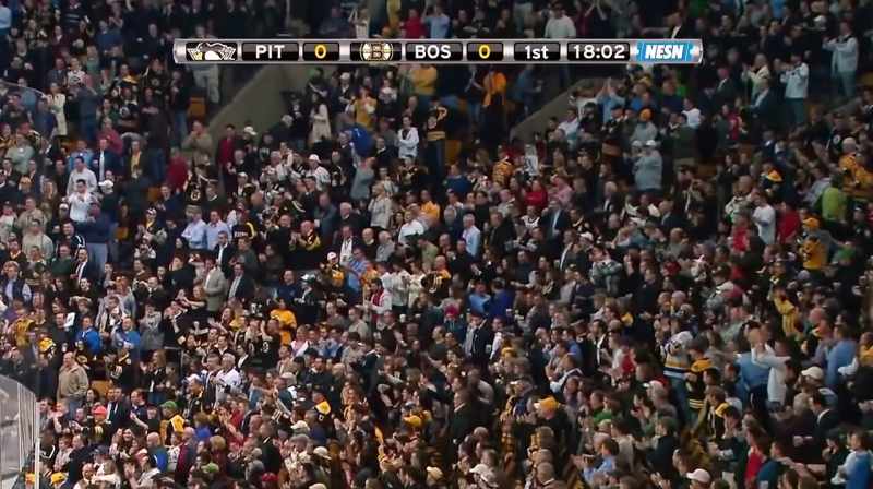 21,273 people and uh, and a fight's happening