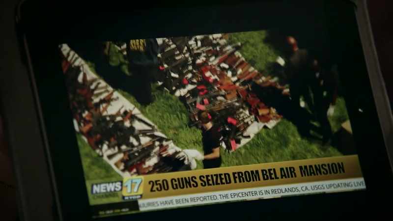 250 guns were found and seized