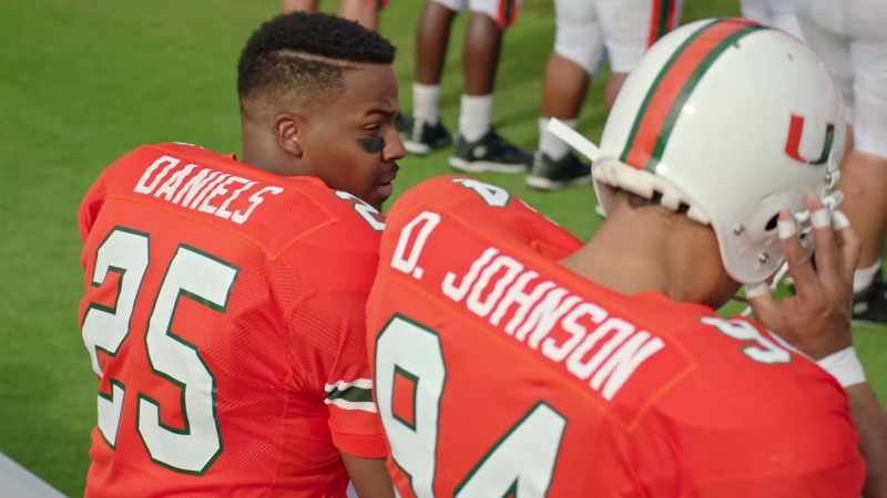 35 yards and a sack. - Down he goes. Dwayne Johnson