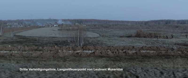 3RD LINE OF DEFENSE. LIEUTENANT MUSERIDZE'S POSITION