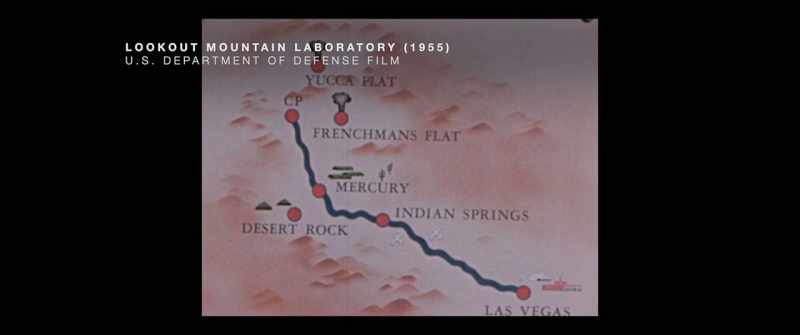65 miles northwest from Las Vegas