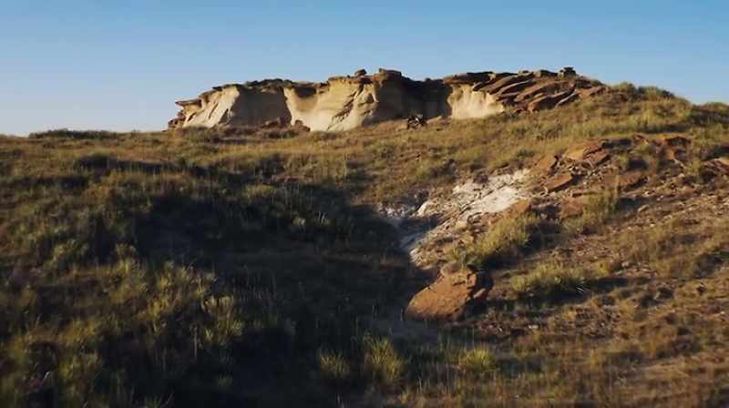 66 MILLION YEARS AGO, THIS WAS A STREAM BED
