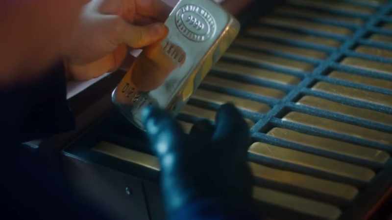 7,000 gold bars, to be exact