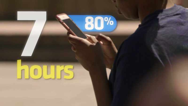 80% of those hours logged are on a mobile device