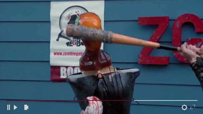 A baseball bat is okay