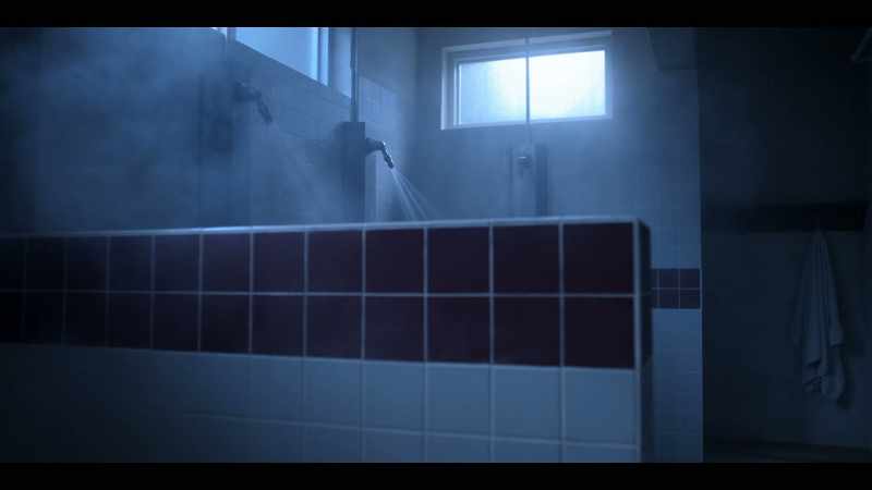 A beautiful dream. [shower stops]