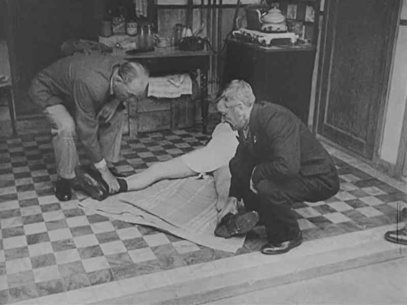 A Belgian demonstrates the manner