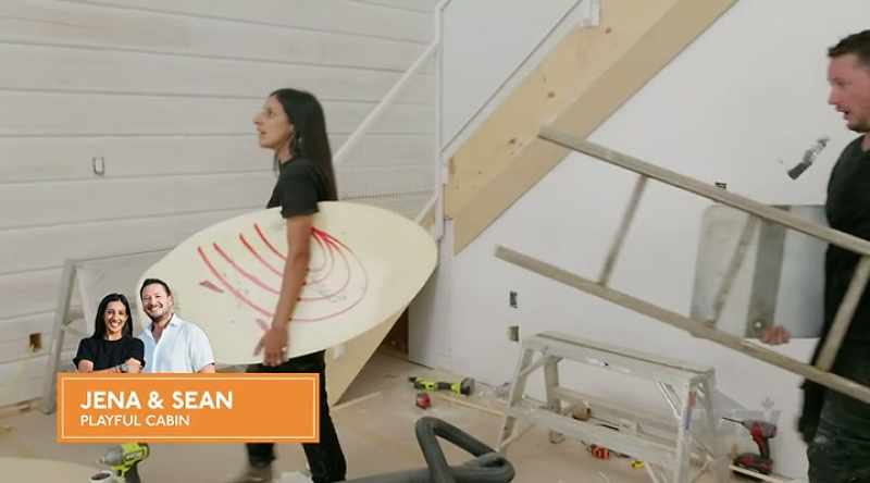 A boogie board, an awesome ladder