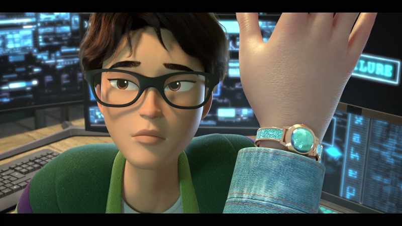 A bracelet. -[Tyler] A communication bracelet